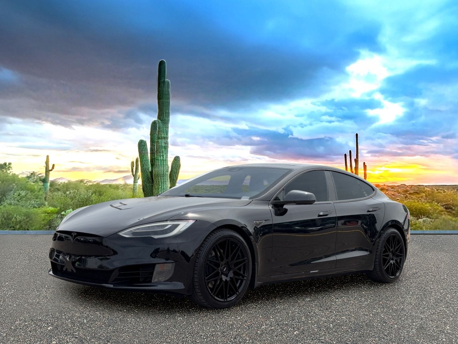 Used 2016 Tesla Model S 60D with VIN 5YJSA1E21GF141693 for sale in Scottsdale, AZ