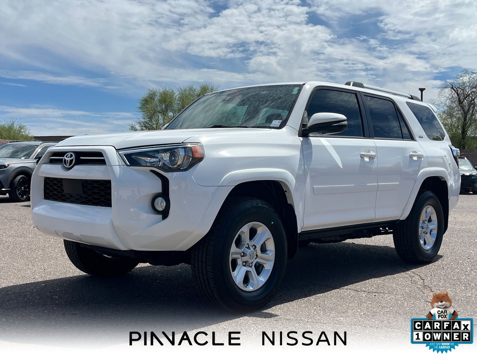 Super White 2020 Toyota 4Runner SUV / Crossover Four-Wheel Drive 5-Speed Automatic Overdrive