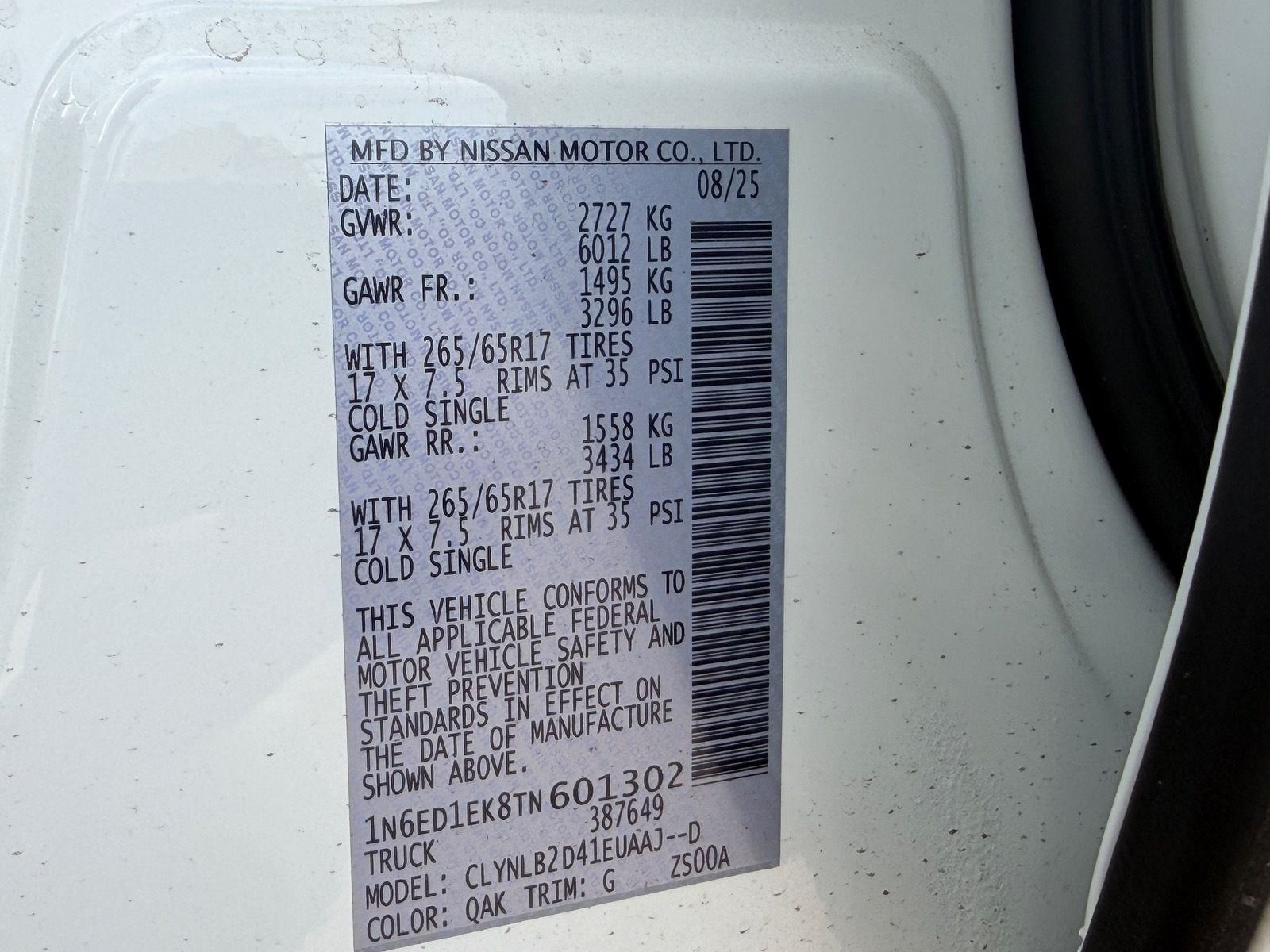 2026 Nissan Frontier SV - Photo 26