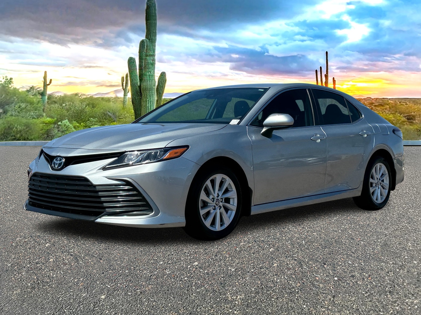 Used 2021 Toyota Camry LE with VIN 4T1C11AK7MU568191 for sale in Scottsdale, AZ