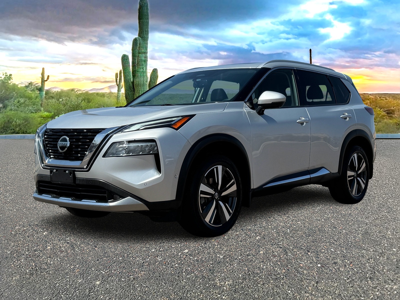 Certified 2021 Nissan Rogue Platinum with VIN JN8AT3DD2MW301032 for sale in Scottsdale, AZ