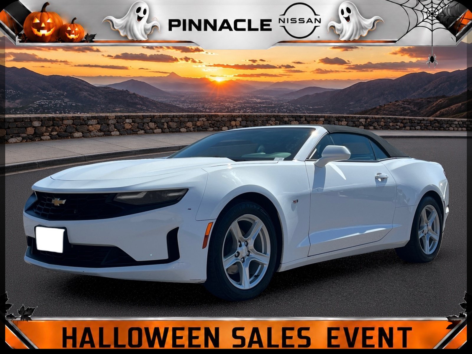 Summit White 2023 Chevrolet Camaro Convertible Rear-Wheel Drive 8-Speed Automatic