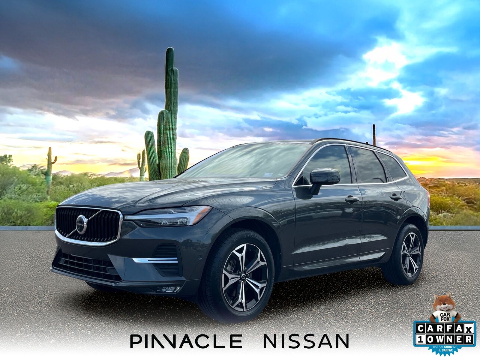 Gray Metallic 2022 Volvo XC60 SUV / Crossover All-Wheel Drive Automatic