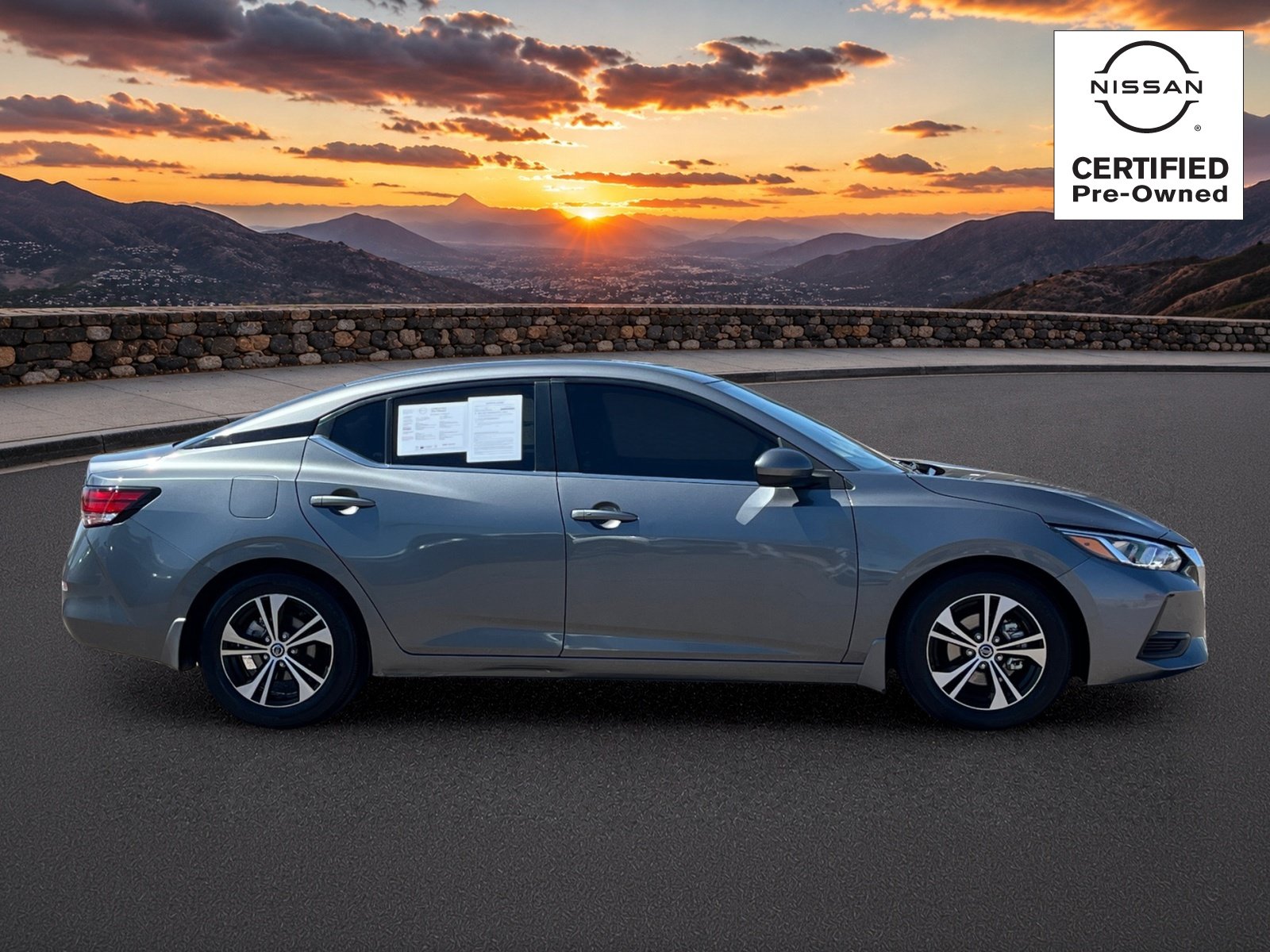 Used 2022 Gun Metallic Nissan SV image 5