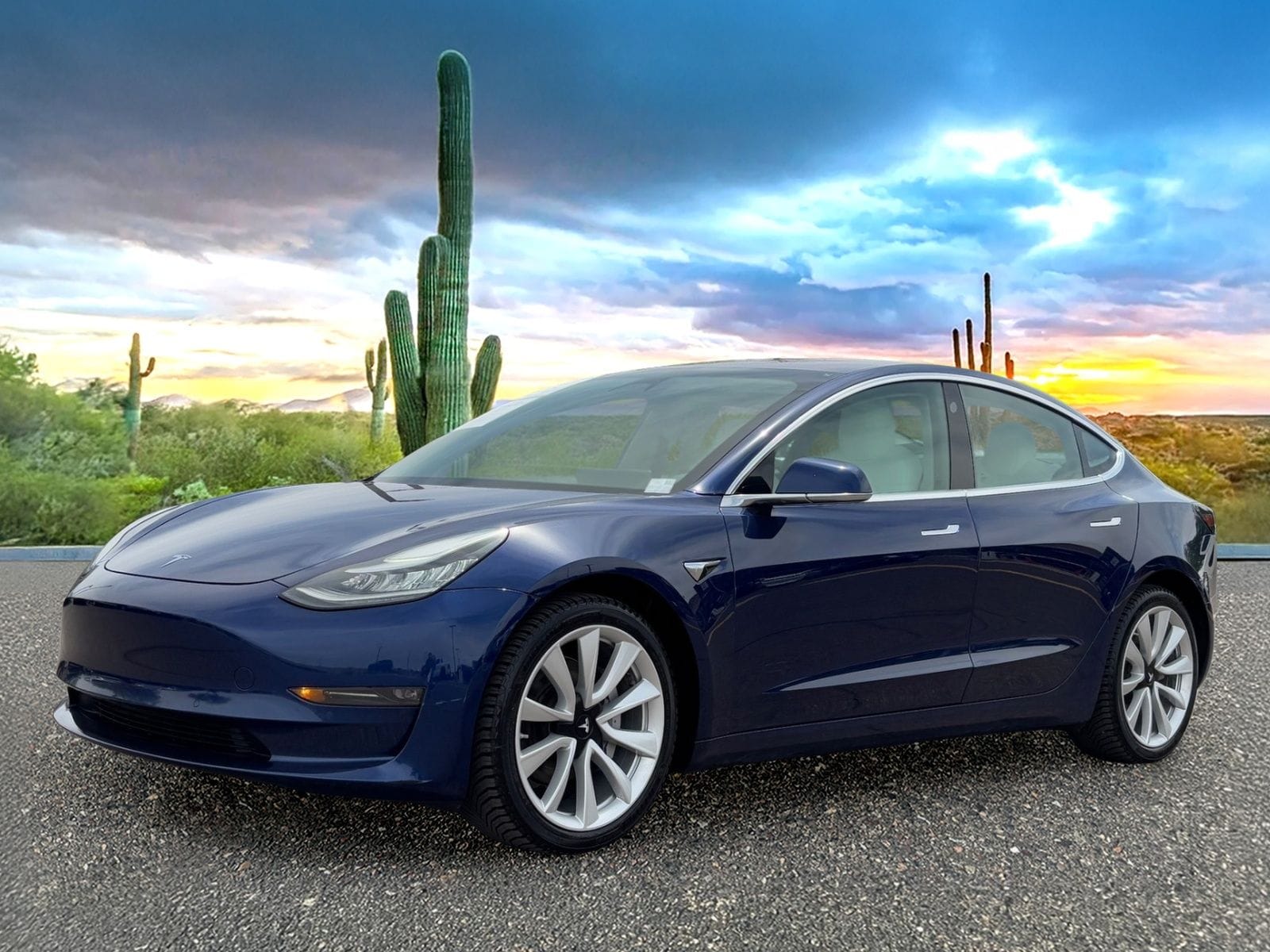 Used 2018 Tesla Model 3 Long Range Dual Motor with VIN 5YJ3E1EB1JF112078 for sale in Scottsdale, AZ