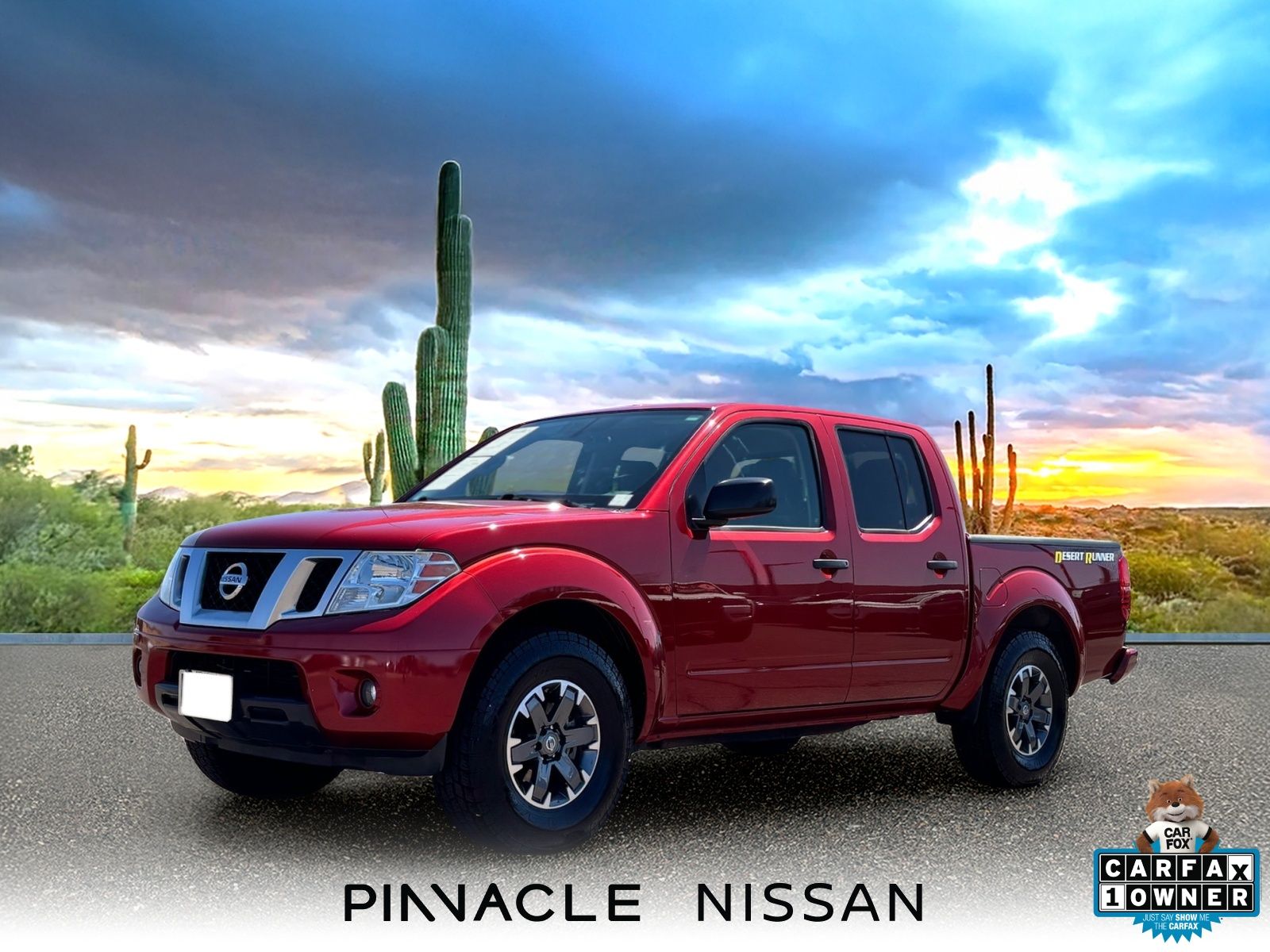 Lava Red 2018 Nissan Frontier Desert Runner Crew Cab Pickup Truck 4X2 5-Speed Automatic Overdrive