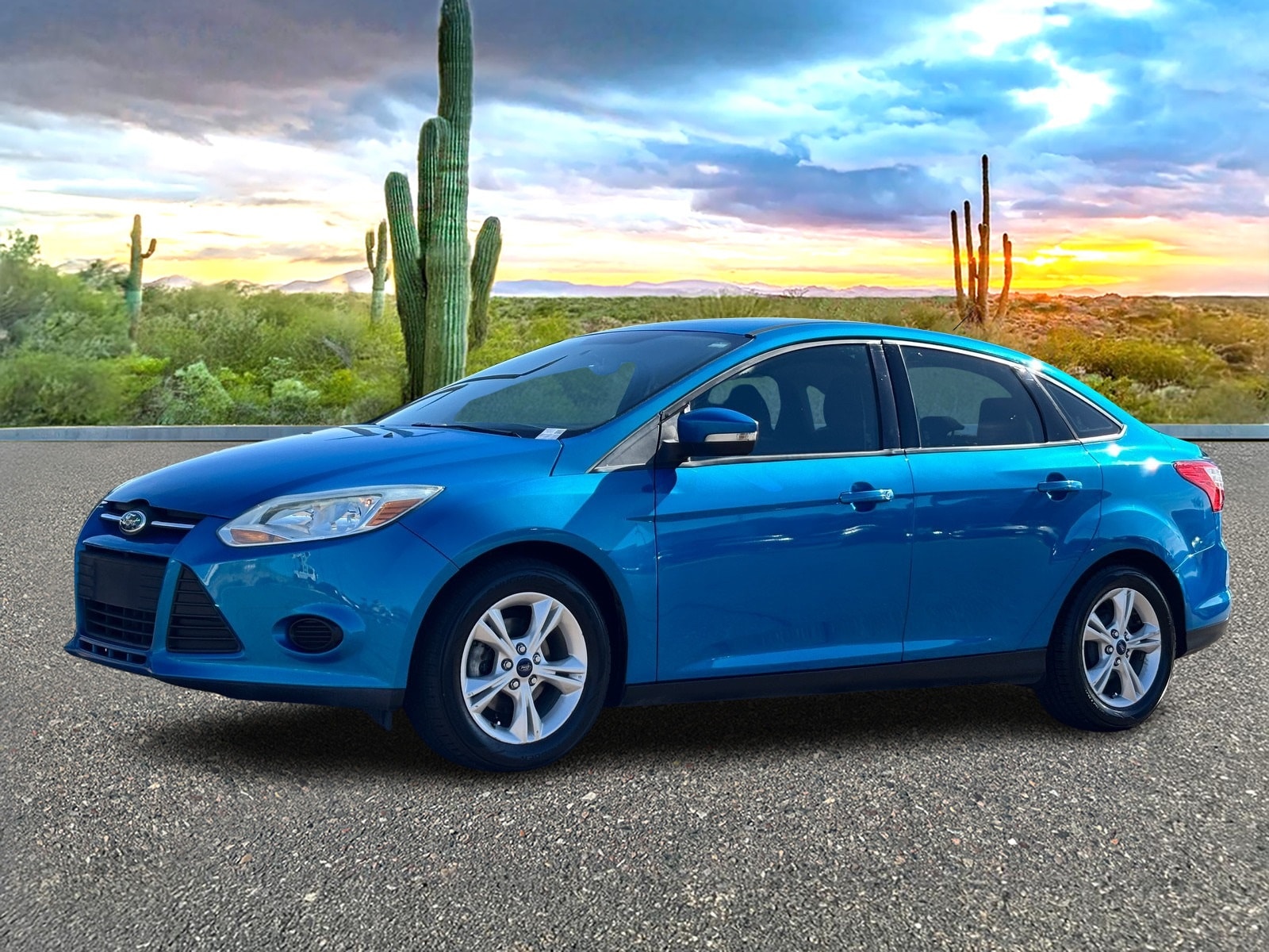 Used 2014 Ford Focus SE with VIN 1FADP3F29EL442441 for sale in Scottsdale, AZ