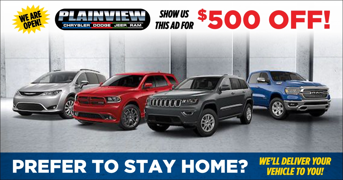 Shop from Home Request a Sales Consultant Plainview Chrysler Dodge