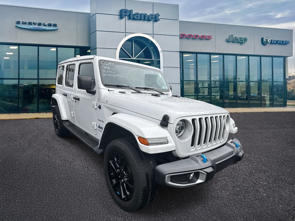 Used 2022 Jeep Wrangler 4xe Unlimited Sahara 4x4 Sport Utility