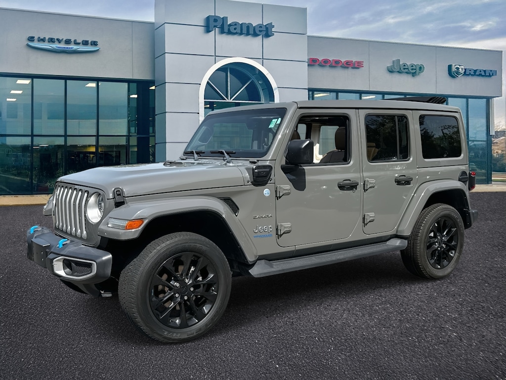 Used 2022 Jeep Wrangler 4xe Unlimited Sahara 4x4 Sport Utility
