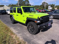 Used 2021 Jeep Wrangler Unlimited Willys 4x4 Sport Utility For Sale in Franklin, MA