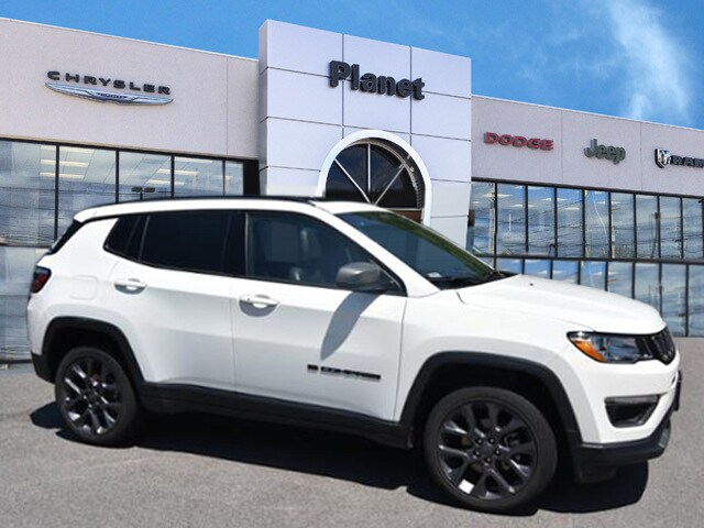 Used 2021 Jeep Compass 80th Spec. Edition with VIN 3C4NJDEB1MT575396 for sale in Franklin, MA