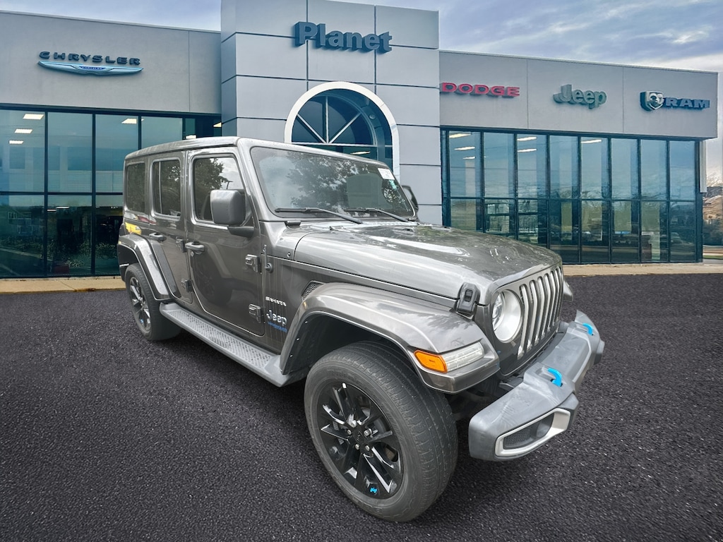 Used 2022 Jeep Wrangler 4xe Unlimited Sahara 4x4 Sport Utility