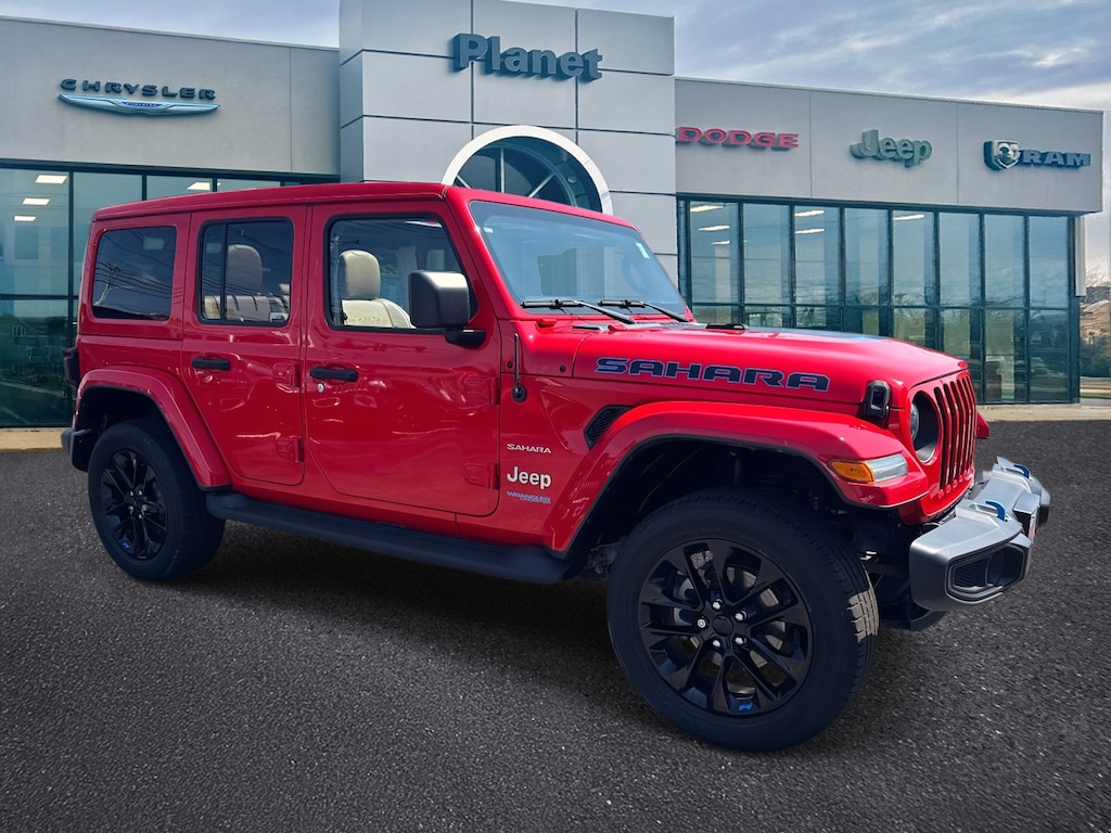 Used 2022 Jeep Wrangler 4xe Unlimited Sahara 4x4 Sport Utility