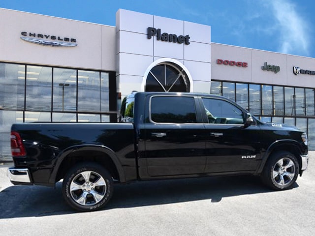 Used 2021 RAM Ram 1500 Pickup Laramie with VIN 1C6SRFJT5MN635581 for sale in Franklin, MA