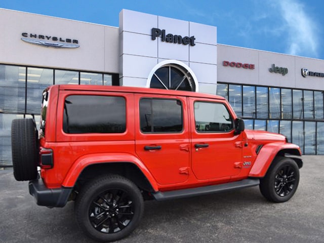 Used 2021 Jeep Wrangler Unlimited Sahara 4XE with VIN 1C4JJXP63MW782611 for sale in Franklin, MA