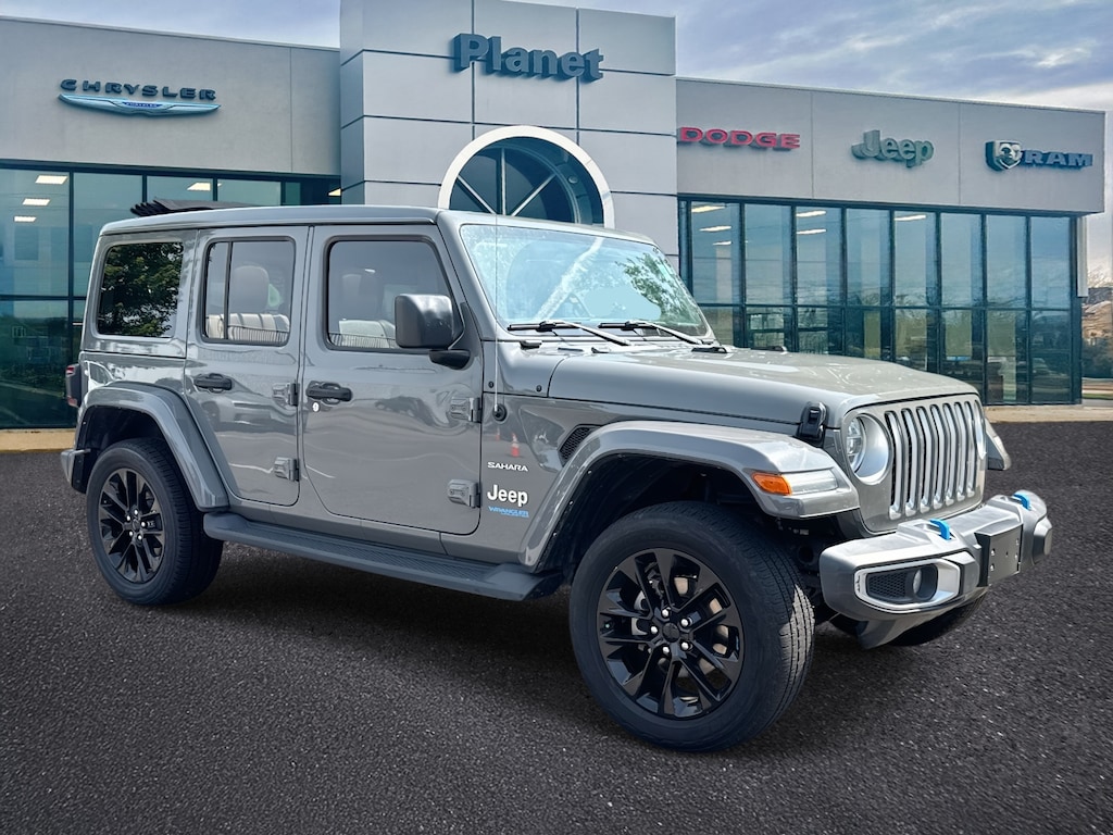 Used 2022 Jeep Wrangler 4xe Unlimited Sahara 4x4 Sport Utility
