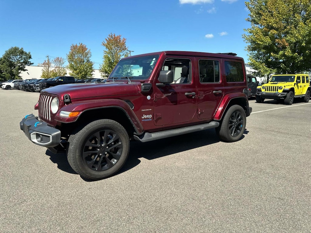 Used 2022 Jeep Wrangler 4xe Unlimited Sahara 4x4 Sport Utility
