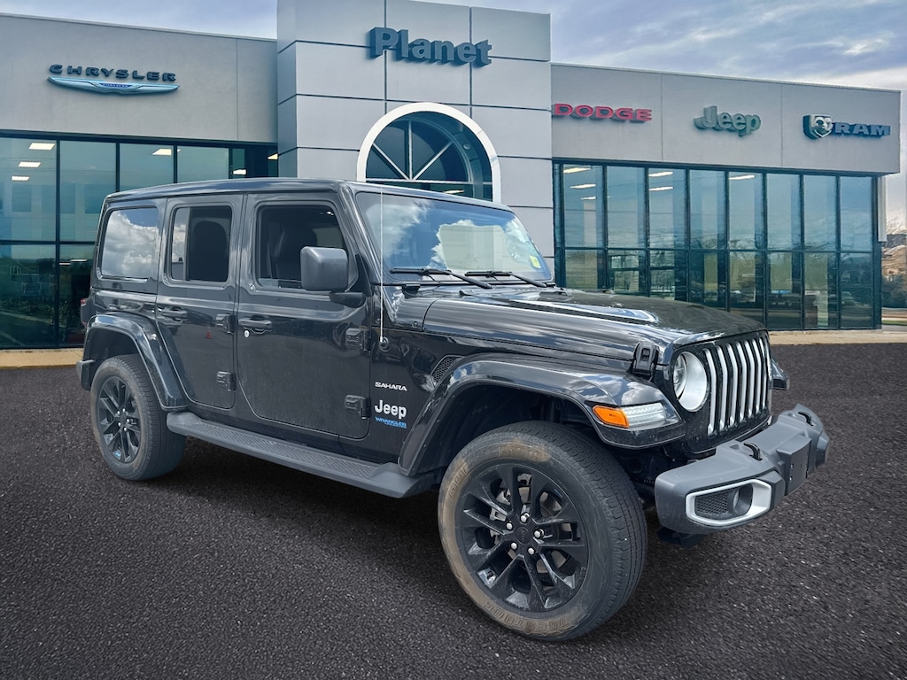 Used 2022 Jeep Wrangler 4xe Unlimited Sahara 4x4 Sport Utility