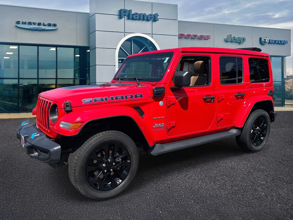 Used 2022 Jeep Wrangler 4xe Unlimited Sahara 4x4 Sport Utility
