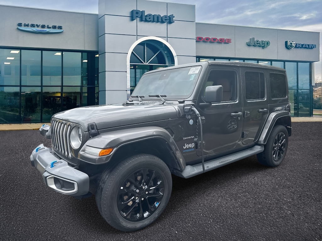 Used 2022 Jeep Wrangler 4xe Unlimited Sahara 4x4 Sport Utility