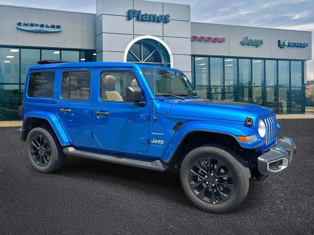 Used 2022 Jeep Wrangler 4xe Unlimited Sahara 4x4 Sport Utility