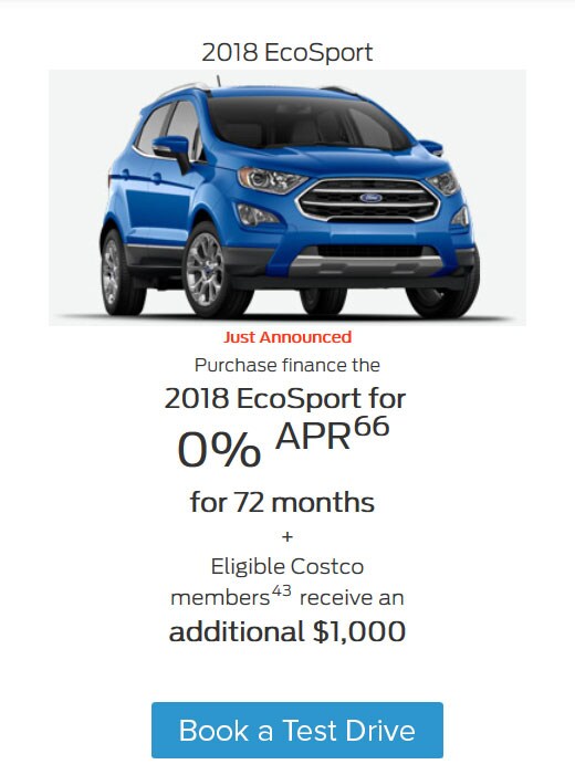 The Best Deals on the New Ecosport