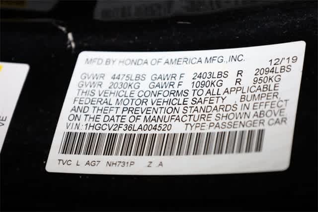 Thumbnail: 2020 Honda Accord - 38