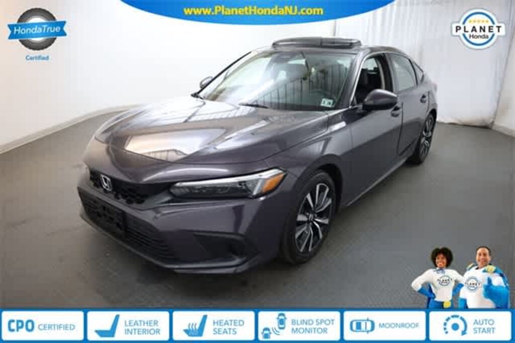 Certified 2023 Honda Civic EX-L w/BSI Hatchback