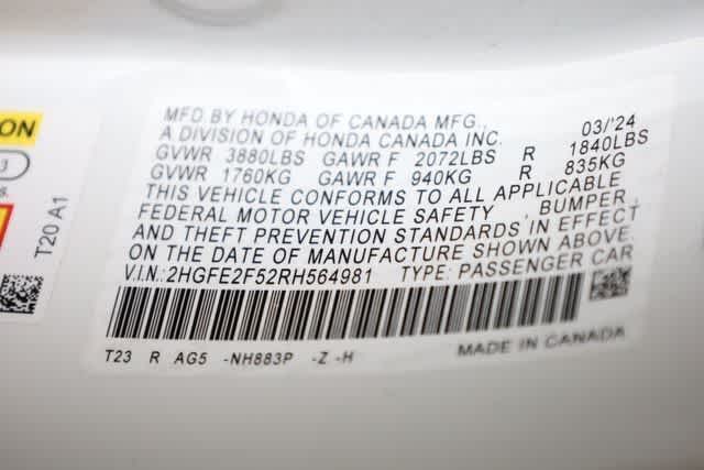 Thumbnail: 2024 Honda Civic - 37