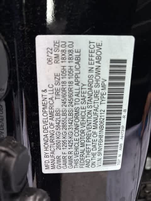 2022 Honda Pilot TrailSport 6