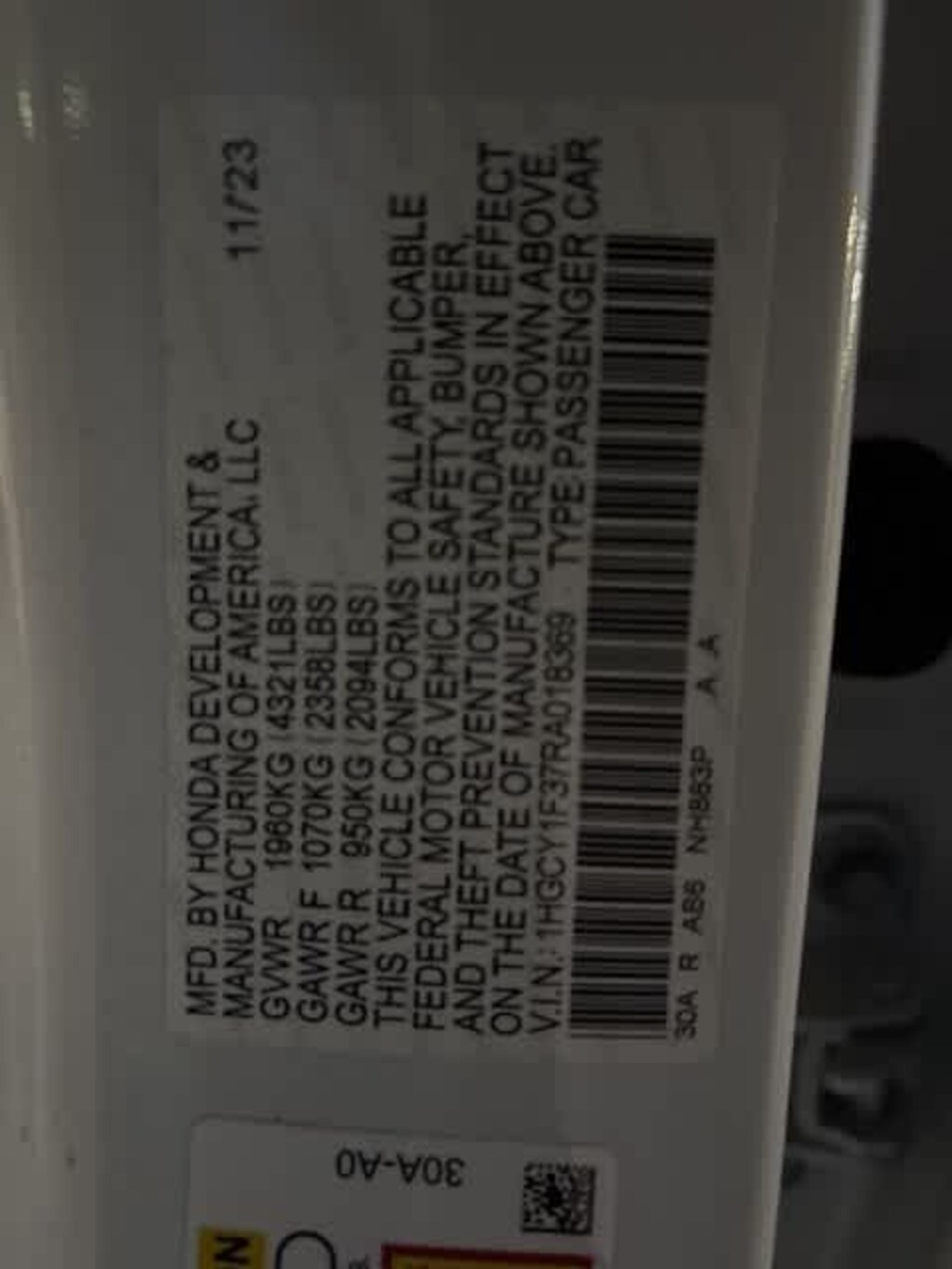 Used 2024 Honda Accord EX Sedan