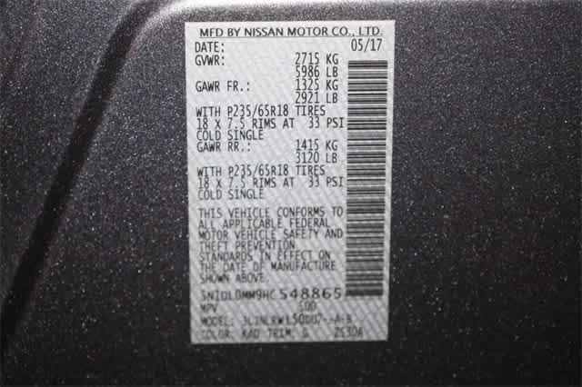 Thumbnail: 2017 INFINITI QX60 - 40