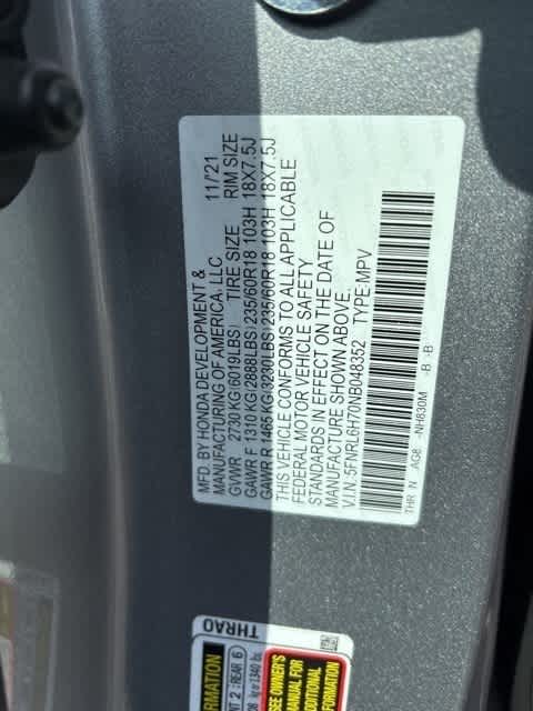Thumbnail: 2022 Honda Odyssey - 3