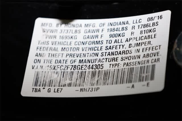 Thumbnail: 2016 Honda Civic - 35