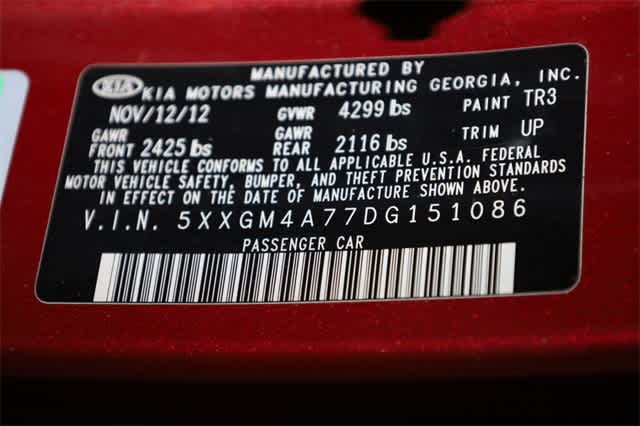 2013 Kia Optima LX 33