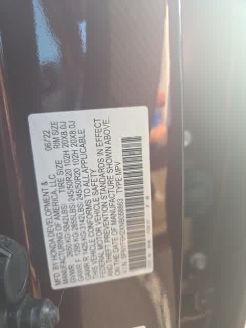 2022 Honda Pilot Special Edition 25