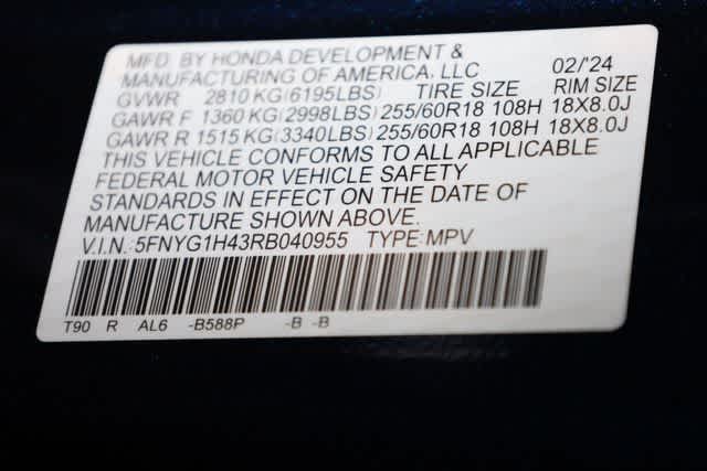 Thumbnail: 2024 Honda Pilot - 36