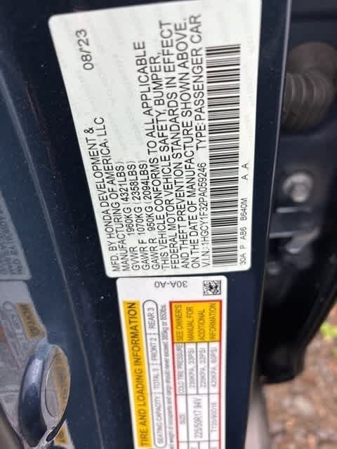 2023 Honda Accord EX 2