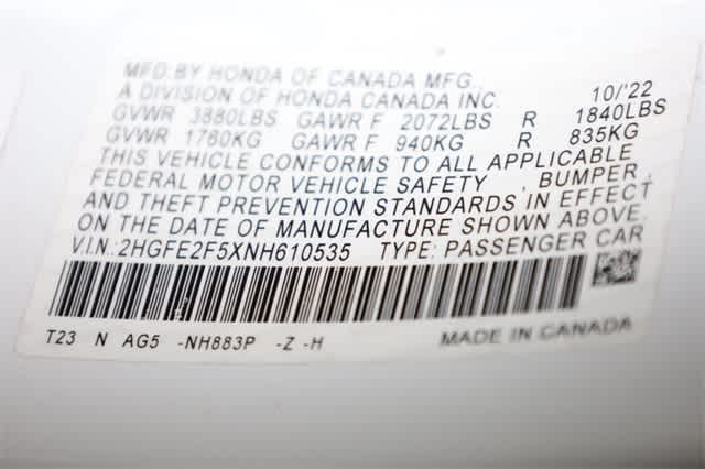 Thumbnail: 2022 Honda Civic - 37