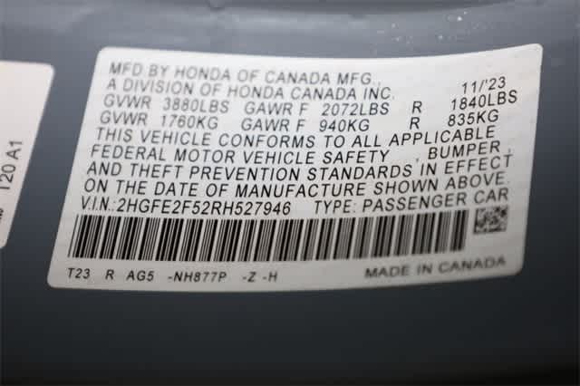 Thumbnail: 2024 Honda Civic - 37