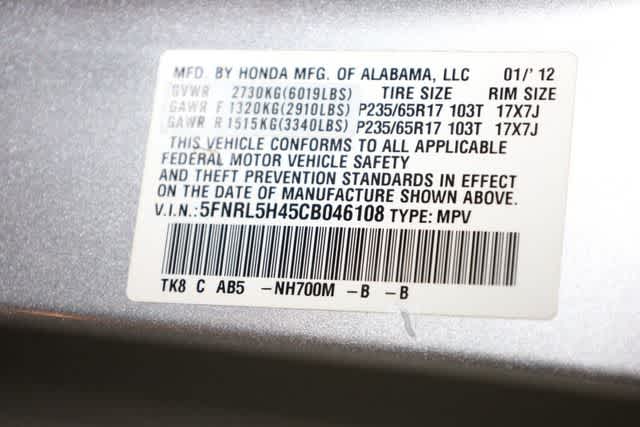 Thumbnail: 2012 Honda Odyssey - 35