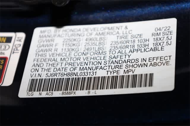 2022 Honda CR-V EX-L 37