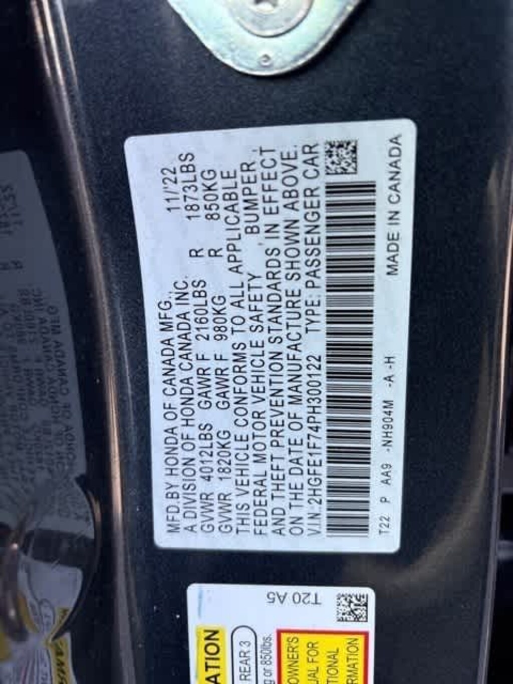 Used 2023 Honda Civic EX w/BSI Sedan