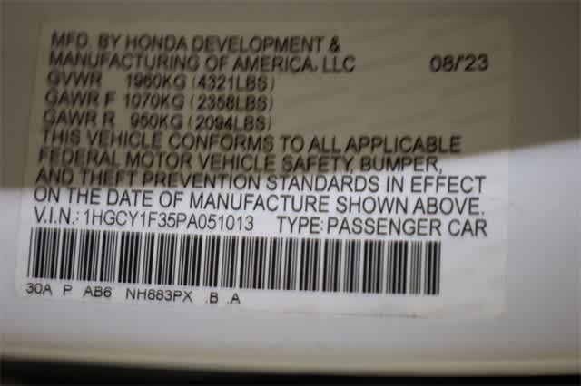 2023 Honda Accord EX 36