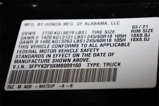Thumbnail: 2021 Honda Ridgeline - 39