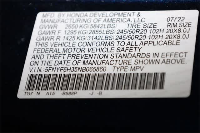 Thumbnail: 2022 Honda Pilot - 38