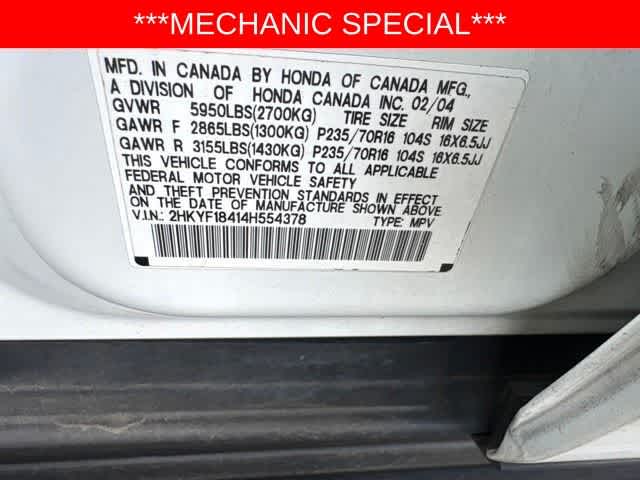 Thumbnail: 2004 Honda Pilot - 20