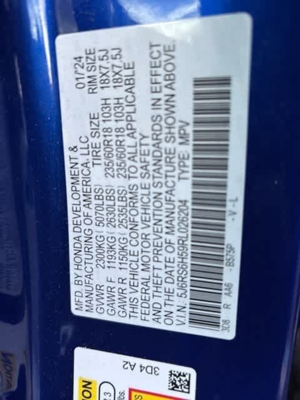 Used 2024 Honda CR-V Hybrid Sport SUV