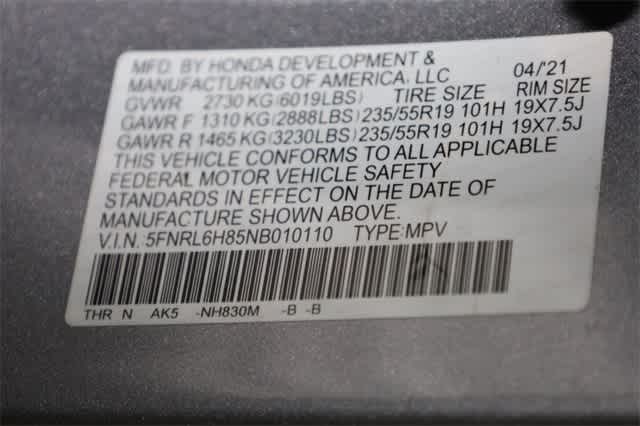 Thumbnail: 2022 Honda Odyssey - 40